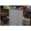 Image 2 : WHITE 2 DOOR 6FT PANTRY CUPBOARD