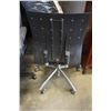Image 8 : ROLLING HIGHBACK FABRIC OFFICE CHAIR AND BLACK OFFICE CHAIR