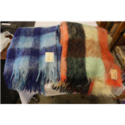2 HUDSON BAY WOOL BLANKETS