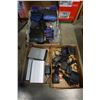 Image 1 : 3 TRAYS OF HARD DRIVERS, ROUTERS, COMPUTER ELECTRONICS