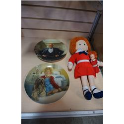 ANNIE PLATES AND DOLLS