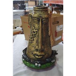 EGYPTIAN VASE AND BOWL