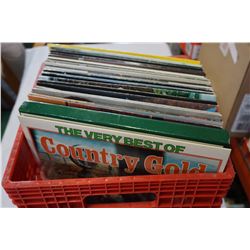 3 BOXES AND CRATE OF RECORDS
