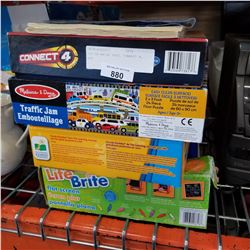 LOT OF KIDS TOYS, CONNECT 4, ETC