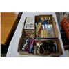 Image 1 : LOT OF MINIATURE LIGHT BULBS, BINOCULARS, AND TRANSISTOR TESTERS