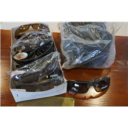 12 NEW PAIRS RYDERS POLARIZED SUNGLASSES RETAIL $59 EACH AND CASES