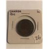 Image 1 : Early 1911 Canada Large Cent