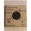 Image 1 : 1939B Germany 1 Pfennig Bronze in Extra Fine Grade