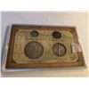 Image 1 : San Francisco Mint Coin Collection in Original Hard Display Case includes a MS High Grade 1921 S Mor