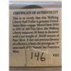 Image 2 : 1942 S Walking Liberty Silver Half Dollar in Package with Info