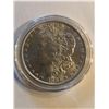 Image 1 : Rare 1886 P Morgan Silver Dollar in MS65 High Grade in Hard Display Case