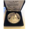 Image 1 : HUGE 5 Ounce Silver 1987 AMERICAS CUP SAILING Coin in Original Box with COA