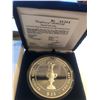 Image 2 : HUGE 5 Ounces of SILVER 1987 AMERICAS CUP PROOF Coin in Orginal Box with COA