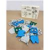 Image 1 : Lot of Allen-Bradley 1492-W3-B Terminal Blocks Blue, Grey, Green