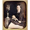Image 1 : Daguerreotype   MOTHER HOLDS DECEASED BABE.