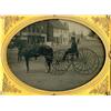 Image 1 : Ambrotype   SULKY IN A VILLAGE STREET.