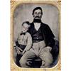 Image 1 : Tintype   BLIND FATHER WITH HIS SON.
