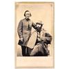 Image 1 : CDV   KIT CARSON AND EDWIN PERRIN.