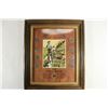 Image 1 : 10 1/4" X 12" WOOD FRAMED COIN SET "THE FORTY
