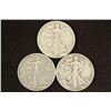 Image 1 : 1944-P/D/S WALKING LIBERTY HALF DOLLARS