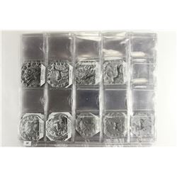 40 USED 20 POCKET PLASTIC COIN SHEETS