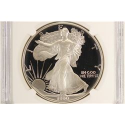 1990-S AMERICAN SILVER EAGLE NGC PF69 ULTRA CAMEO