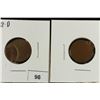 Image 1 : 2 ERROR OFF CENTER LINCOLN CENTS ONE IS A