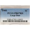Image 3 : 1960 LARGE DATE LINCOLN CENT PCGS PR67RD