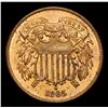 Image 2 : ***Auction Highlight*** 1865 . . Two Cent Piece 2c Graded Choice Unc RB By USCG (fc)