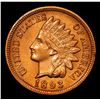 Image 2 : ***Auction Highlight*** 1893 . . Indian Cent 1c Graded Choice+ Unc RD By USCG (fc)