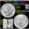 Image 1 : **Auction Highlight** 1878-cc SPIKED LIP Vam 62 R-4 Morgan Dollar $1 Graded Choice Unc By USCG (fc)