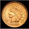 Image 2 : ***Auction Highlight*** 1901 . . Indian Cent 1c Graded GEM+ Unc RD By USCG (fc)