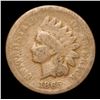 Image 2 : 1865 . . Indian Cent 1c Grades vg, very good