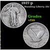 Image 1 : 1927-p . . Standing Liberty Quarter 25c Grades vf, very fine