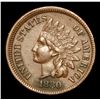 Image 2 : 1880 . . Indian Cent 1c Grades xf