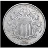 Image 2 : 1868 . . Shield Nickel 5c Grades vf++