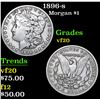 Image 1 : 1896-s . . Morgan Dollar $1 Grades vf, very fine