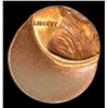 Image 2 : 19xx Mint Error Struck 60% off Center . Lincoln Cent 1c Grades Select Unc RB