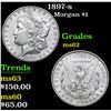 Image 1 : 1897-s . . Morgan Dollar $1 Grades Select Unc