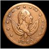 Image 2 : 1863 Washington Crossed Flags Washington Exchange reverse Civil War Token 1c Grades vf++