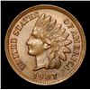 Image 2 : 1907 . . Indian Cent 1c Grades Choice+ Unc BN