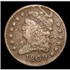 Image 2 : 1809 . . Classic Head half cent 1/2c Grades vf, very fine