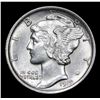 Image 2 : 1919-p . . Mercury Dime 10c Grades Select Unc