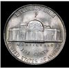 Image 3 : 1944-p Mint Error Struck Through Grease On Rev Jefferson Nickel 5c Grades GEM+ 5fs