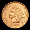 Image 2 : 1903 . . Indian Cent 1c Grades Select Unc RD