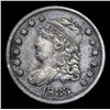 Image 2 : 1833 . . Capped Bust Half Dime 1/2 10c Grades vf++