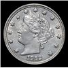 Image 2 : 1912 Mint Error Struck Thru Liberty Nickel 5c Grades Select+ Unc
