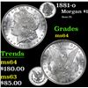 Image 1 : 1881-o Semi PL . Morgan Dollar $1 Grades Choice Unc
