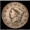 Image 2 : 1828 Large Narrow Date . Coronet Head Large Cent 1c Grades vf++