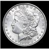 Image 2 : 1900-p Struck Through OBV . Morgan Dollar $1 Grades GEM+ Unc
